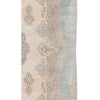 SEMI-ANTIQUE KIRMAN IVORY / BLUE 11'10" X 26'