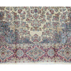 SEMI-ANTIQUE KIRMAN IVORY / RED 13'5" X 26'2"