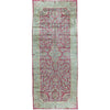 SEMI-ANTIQUE KIRMAN ROSE / BLUE 7'11" X 20'7"