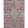 SEMI-ANTIQUE KIRMAN ROSE / BLUE 7'11" X 20'7"