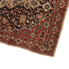 ANTIQUE PERSIAN FINE MALAYER BLACK / RED 4'4" X 6'7"