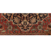 ANTIQUE PERSIAN FINE MALAYER BLACK / RED 4'4" X 6'7"
