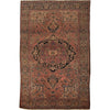 ANTIQUE PERSIAN FINE FARAHAN SAROUK MULTI  3'9" X 6'5"