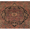 ANTIQUE PERSIAN FINE FARAHAN SAROUK MULTI  3'9" X 6'5"