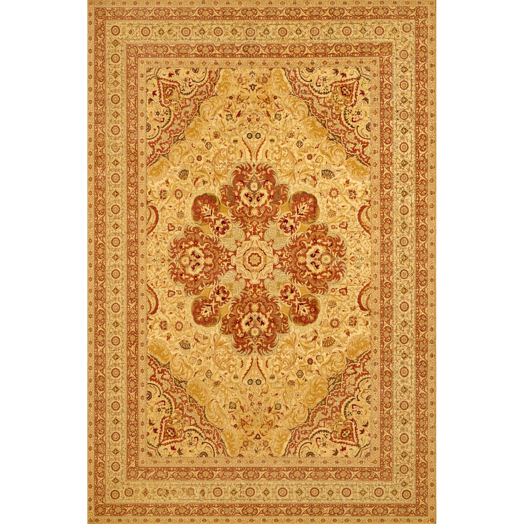 ANTIQUE INDIA AGRA STYLE AGRA IVORY / IVORY 16'9" X 22'9"