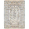 SEMI-ANTIQUE KIRMAN IVORY / BLUE 15'1" X 22'6"
