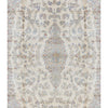 SEMI-ANTIQUE KIRMAN IVORY / BLUE 15'1" X 22'6"