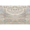 SEMI-ANTIQUE KIRMAN IVORY / BLUE 15'1" X 22'6"