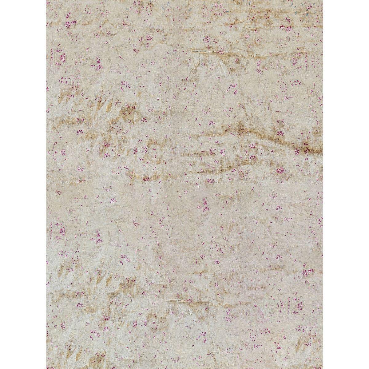 SEMI-ANTIQUE KIRMAN GOLD 10'5" X 15'6"