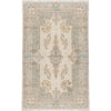 SEMI-ANTIQUE KIRMAN IVORY / BLUE 10'7" X 17'2"