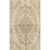 SEMI-ANTIQUE KIRMAN IVORY / BLUE 2'4" X 12'5"