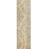 SEMI-ANTIQUE KIRMAN IVORY / BLUE 2'4" X 12'5"