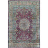 SEMI-ANTIQUE KIRMAN ROSE / IVORY 9'9" X 14'7"