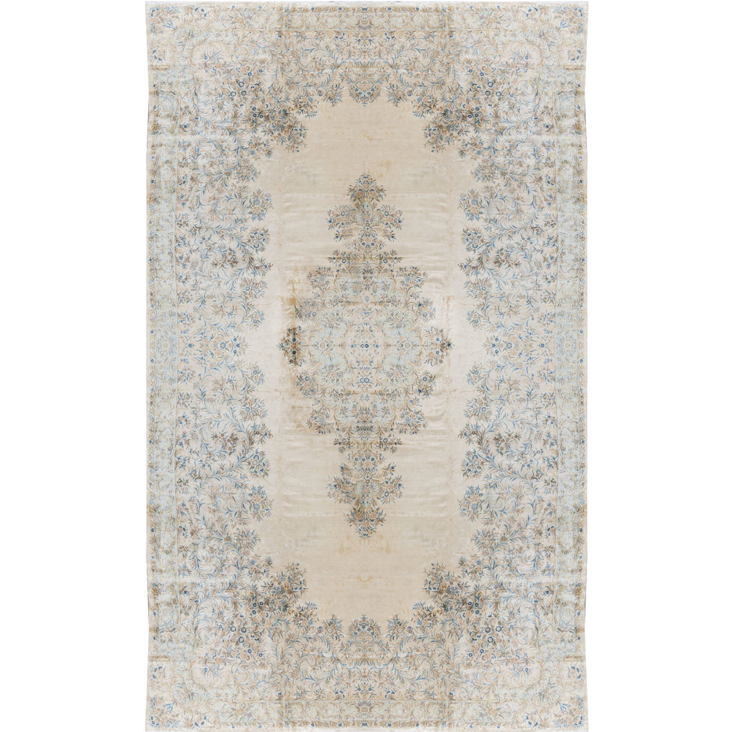 SEMI-ANTIQUE KIRMAN GOLD 13'5" X 25'1"