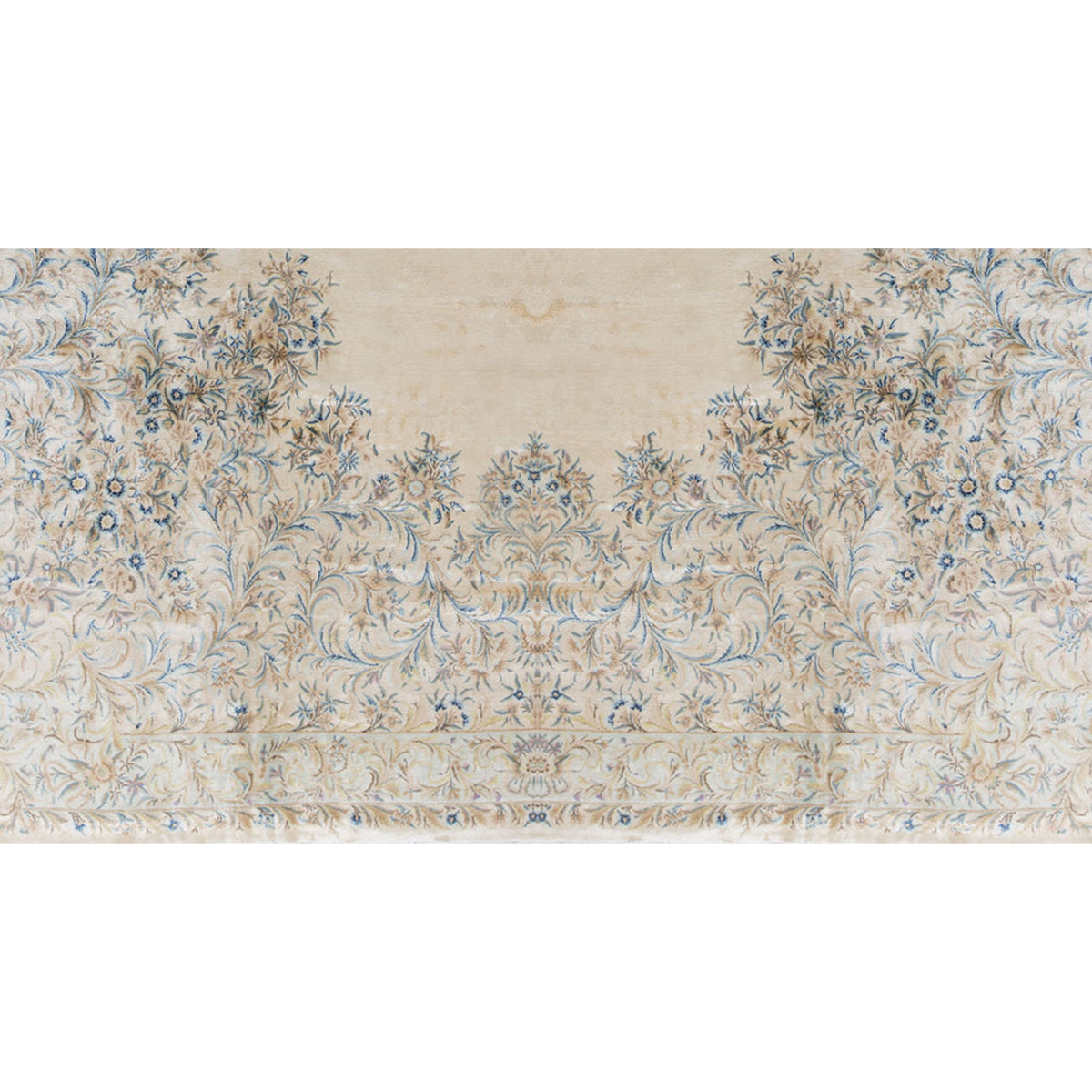 SEMI-ANTIQUE KIRMAN GOLD 13'5" X 25'1"