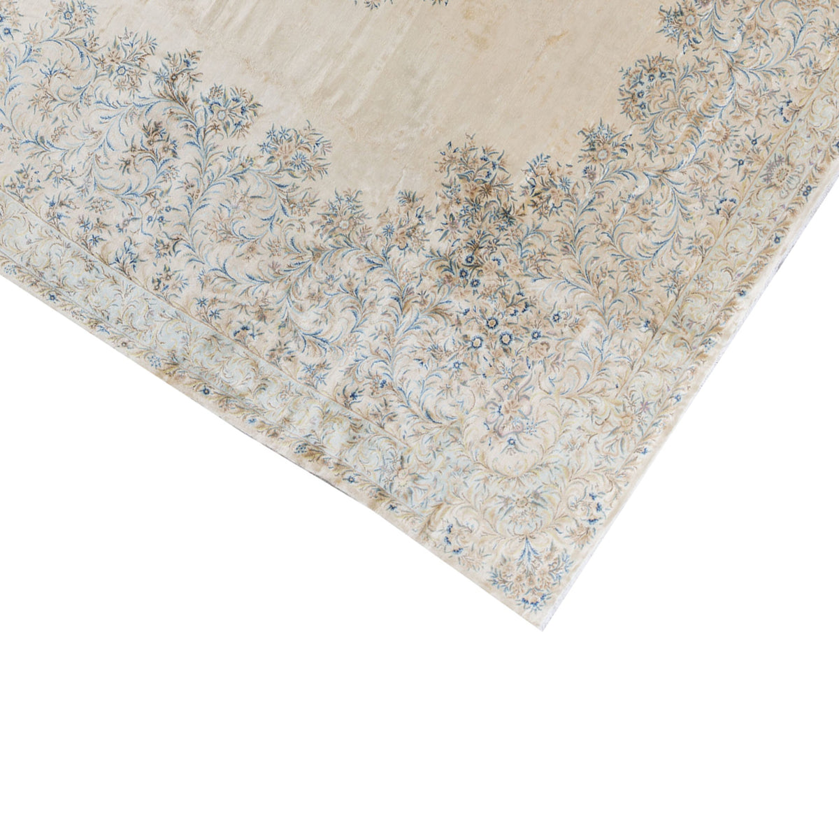 SEMI-ANTIQUE KIRMAN GOLD 13'5" X 25'1"