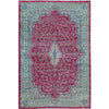 SEMI-ANTIQUE KIRMAN ROSE / GREEN 11' X 15'8"