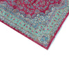 SEMI-ANTIQUE KIRMAN ROSE / GREEN 11' X 15'8"