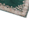 SEMI-ANTIQUE KIRMAN GREEN / IVORY 1'11" X 3'10"