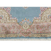SEMI-ANTIQUE KIRMAN BLUE 3'10" X 4'