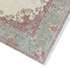 SEMI-ANTIQUE KIRMAN IVORY / GREEN 8'10" X 12'1"