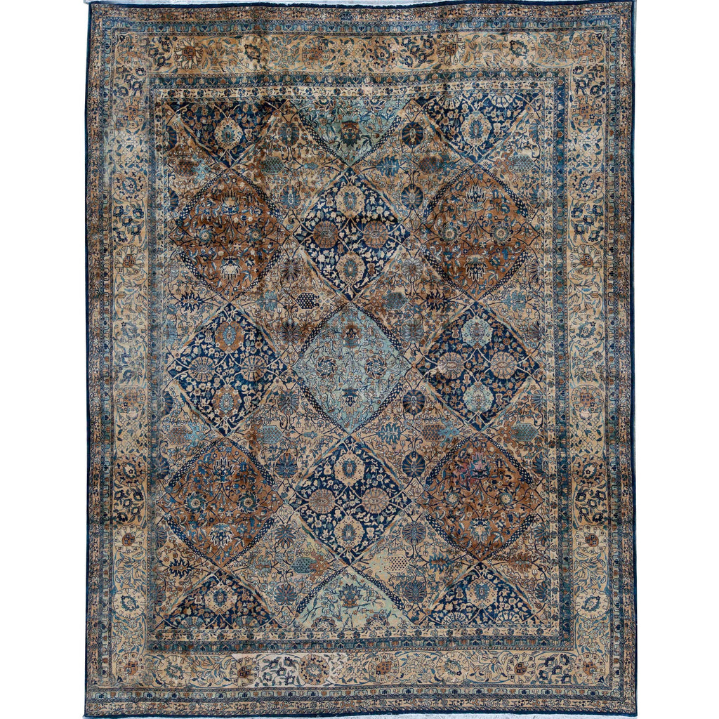SEMI-ANTIQUE KIRMAN GOLD 11'8" X 14'8"