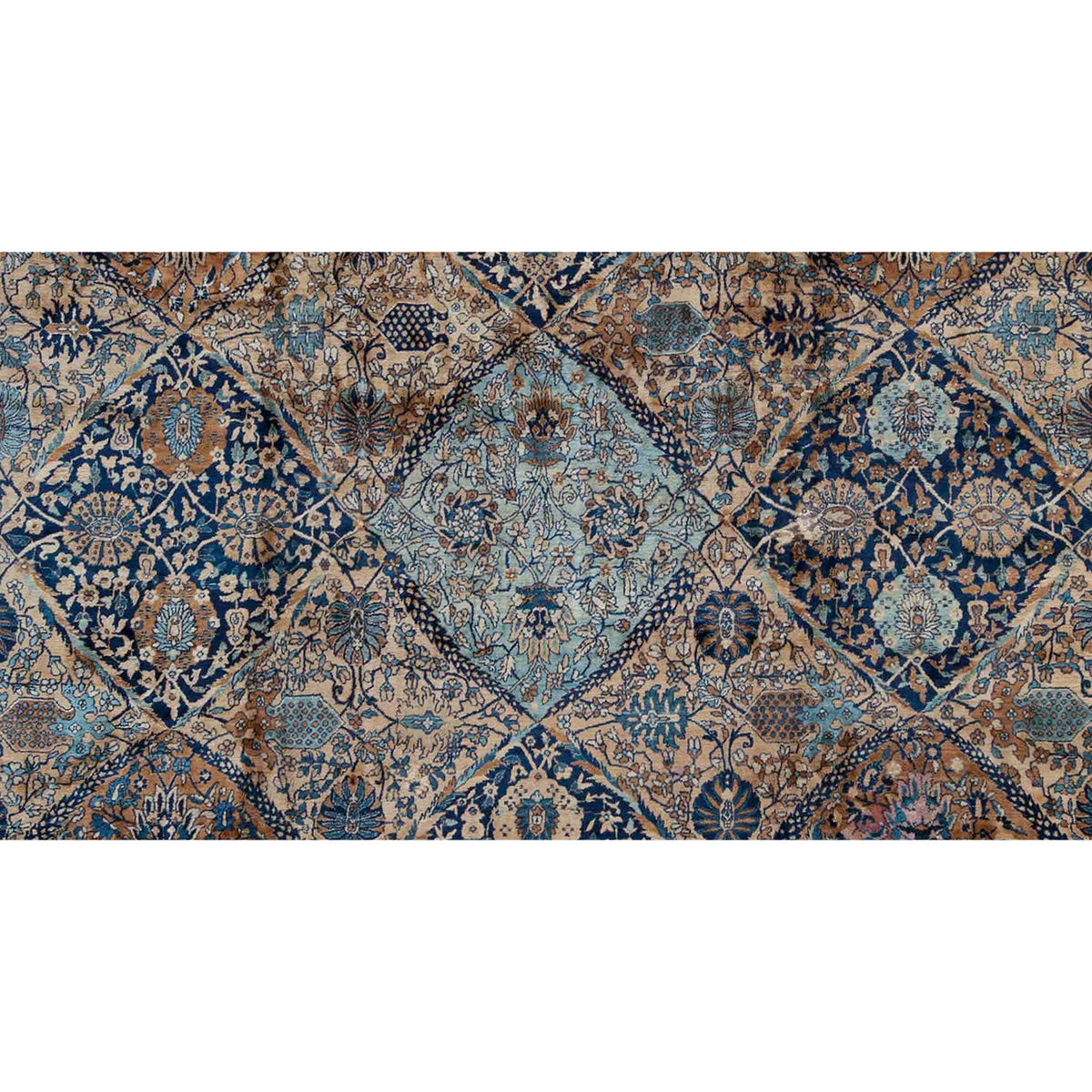 SEMI-ANTIQUE KIRMAN GOLD 11'8" X 14'8"