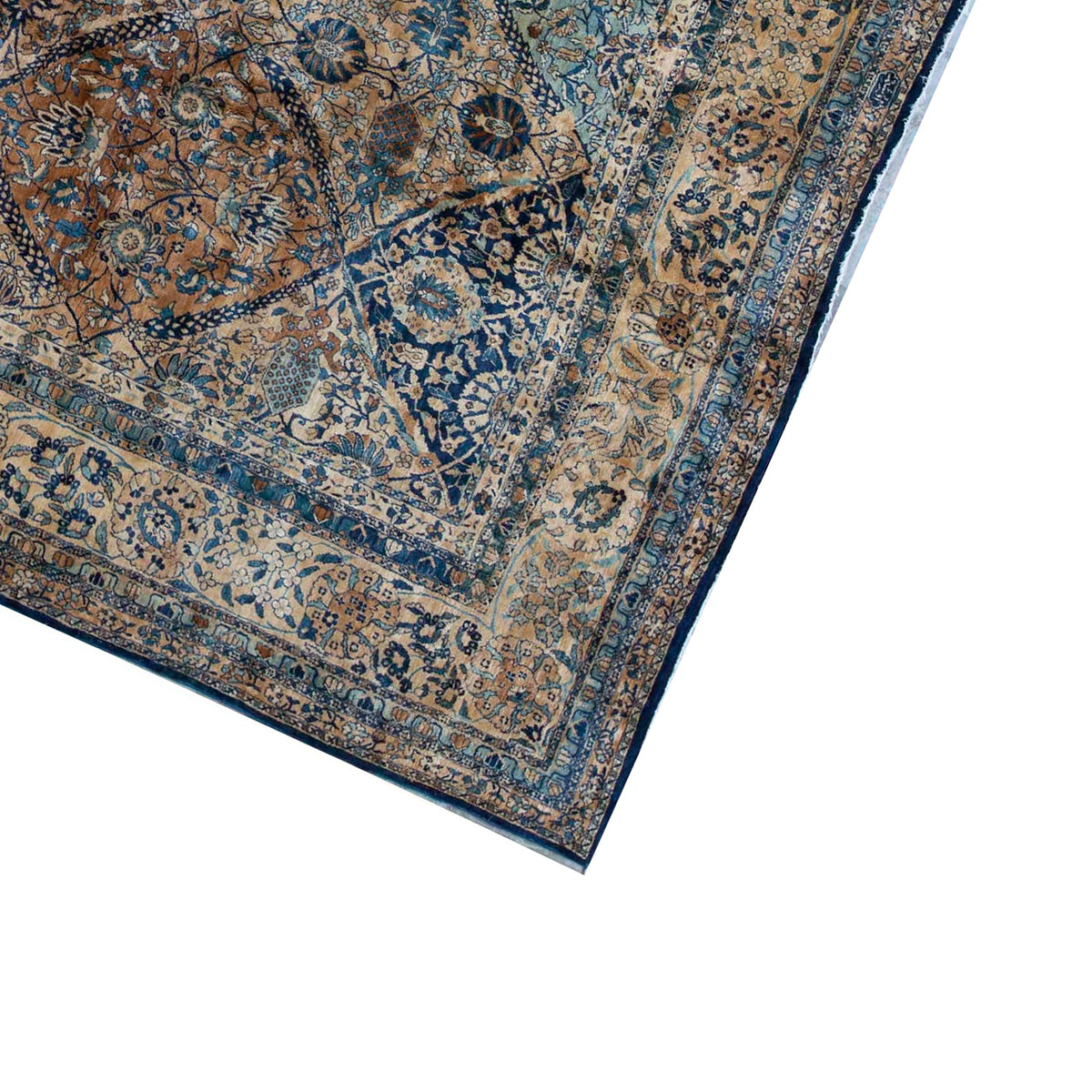 SEMI-ANTIQUE KIRMAN GOLD 11'8" X 14'8"