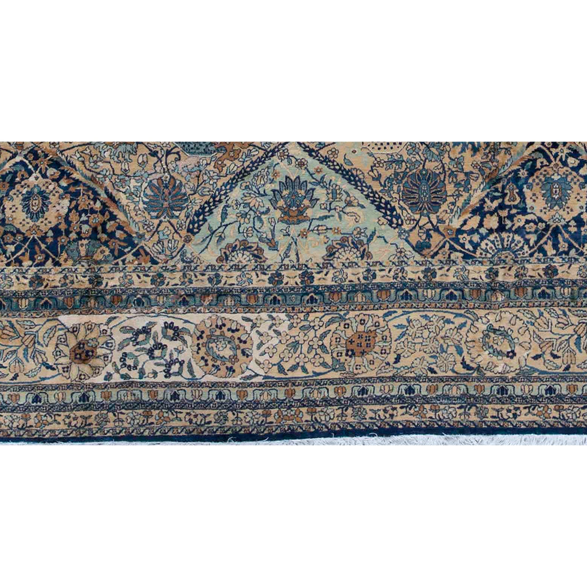 SEMI-ANTIQUE KIRMAN GOLD 11'8" X 14'8"