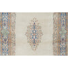 SEMI-ANTIQUE KIRMAN IVORY / BLUE 4' X 15'2"