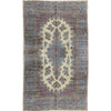 SEMI-ANTIQUE KIRMAN IVORY / BLUE 11'8" X 20'5"