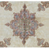 SEMI-ANTIQUE KIRMAN IVORY 8'11" X 9'3"