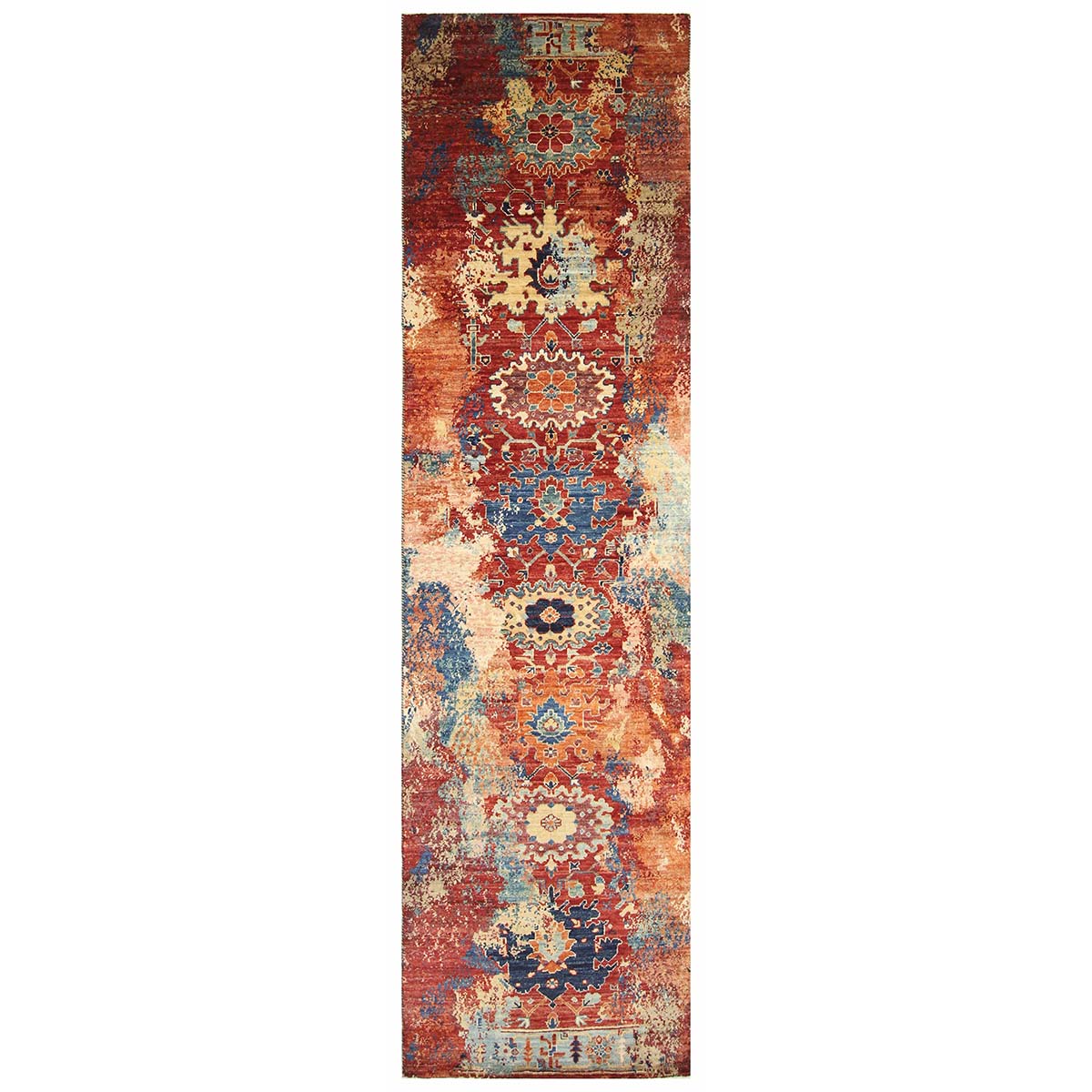 ARYANA PERAB RED / MULTI 2'6" X 9'6"