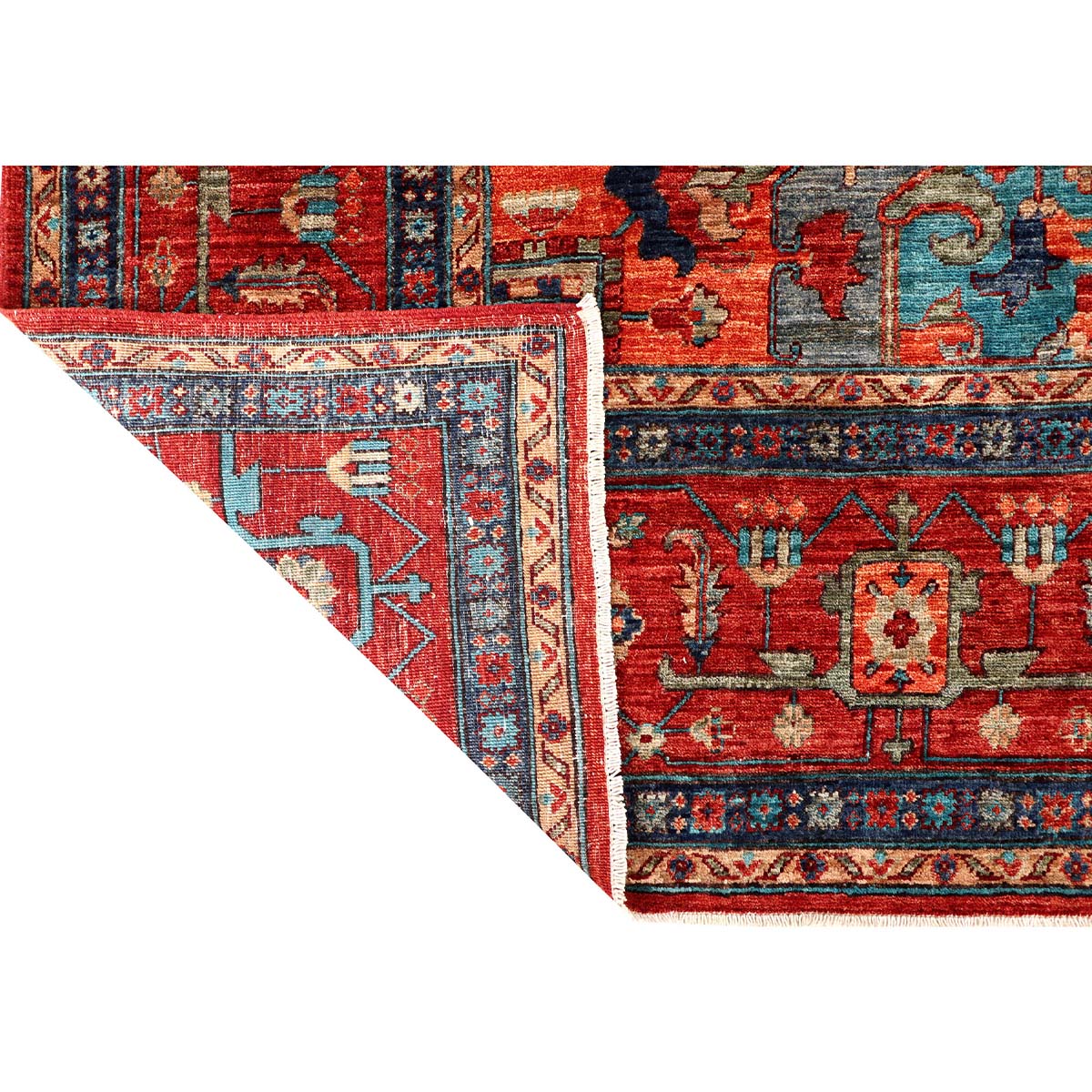 ARYANA ARYAN RED / NAVY 9'1" X 12'1"