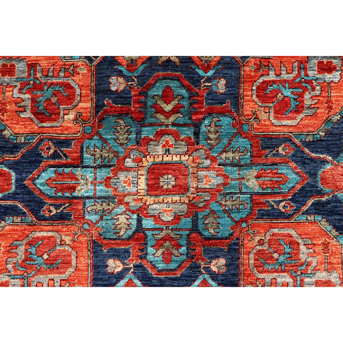 ARYANA ARYAN RED / NAVY 9'1" X 12'1"
