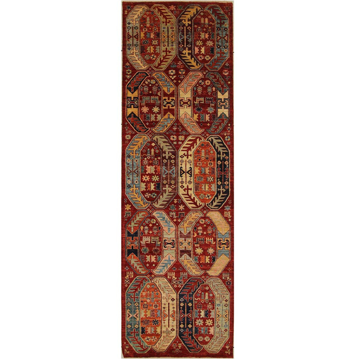 ARYANA SAMAR RED / MULTI 3' X 9'7"