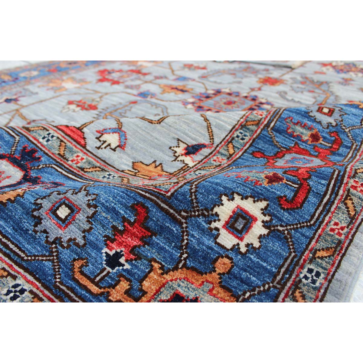 ARYANA ARYAN GREY / BLUE 4'10" X 6'7"