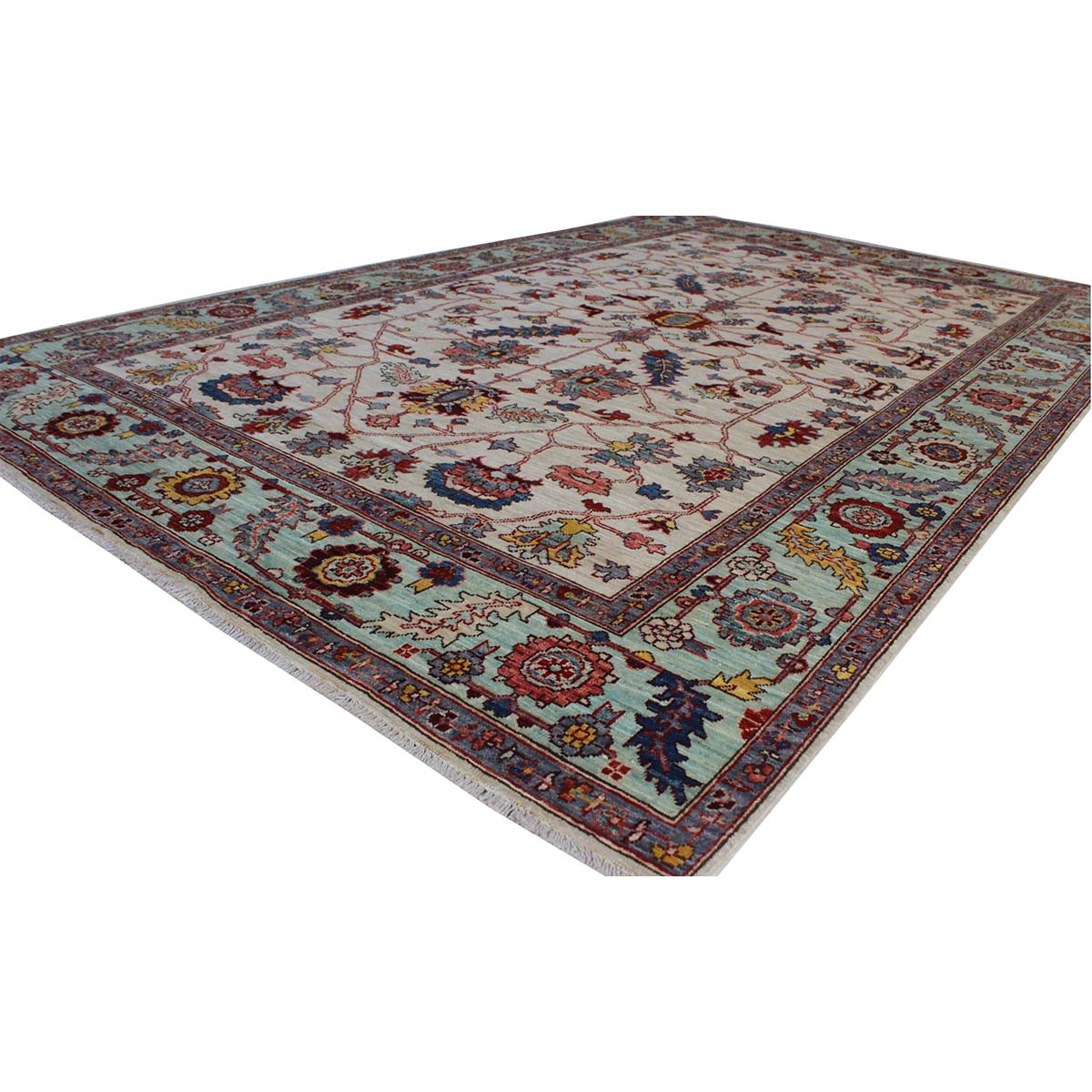 ARYANA ARYAN BEIGE / SILVER 5'10" X 9'