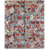 ARYANA BUTTE LIGHT BLUE / RED 8' X 9'10"
