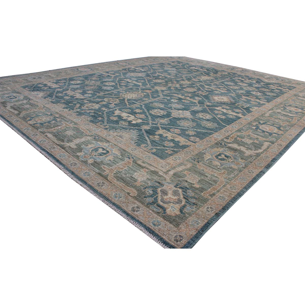 ARYANA OUSHA BLUE / GREEN 8'2" X 9'9"