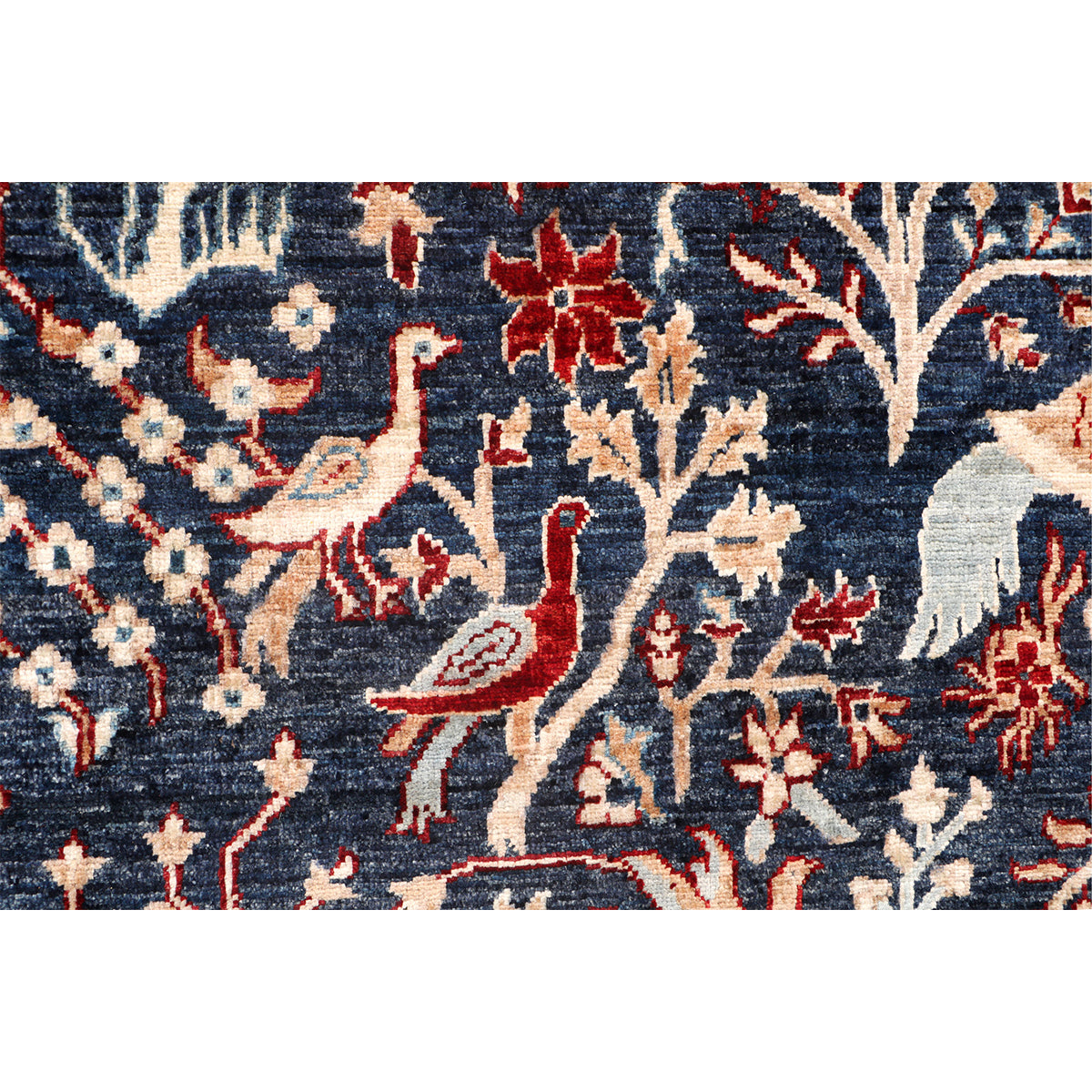 ARYANA ARYAN LIGHT GREEN / RED 8' X 8'