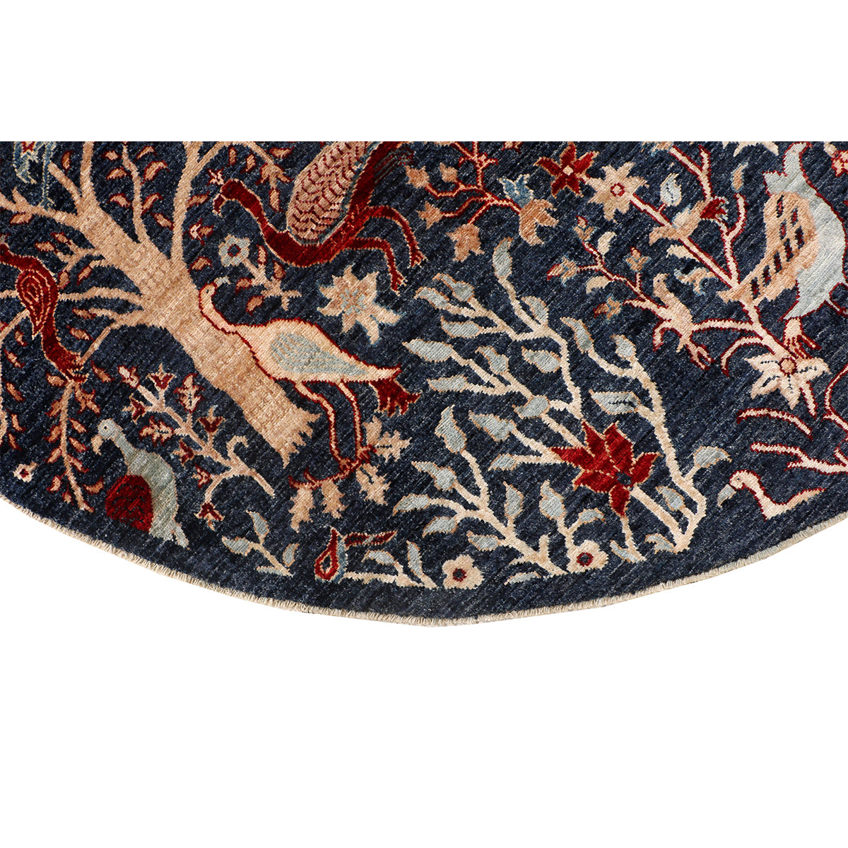 ARYANA ARYAN LIGHT GREEN / RED 8' X 8'