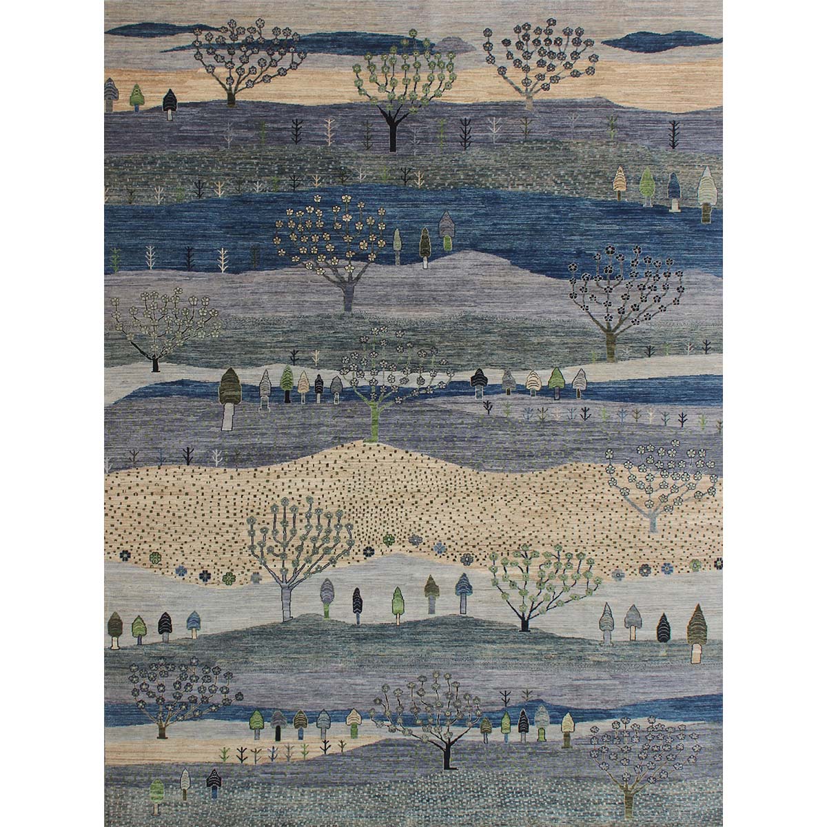 ARYANA GABEH GREY / BLUE 8'10" X 11'8"