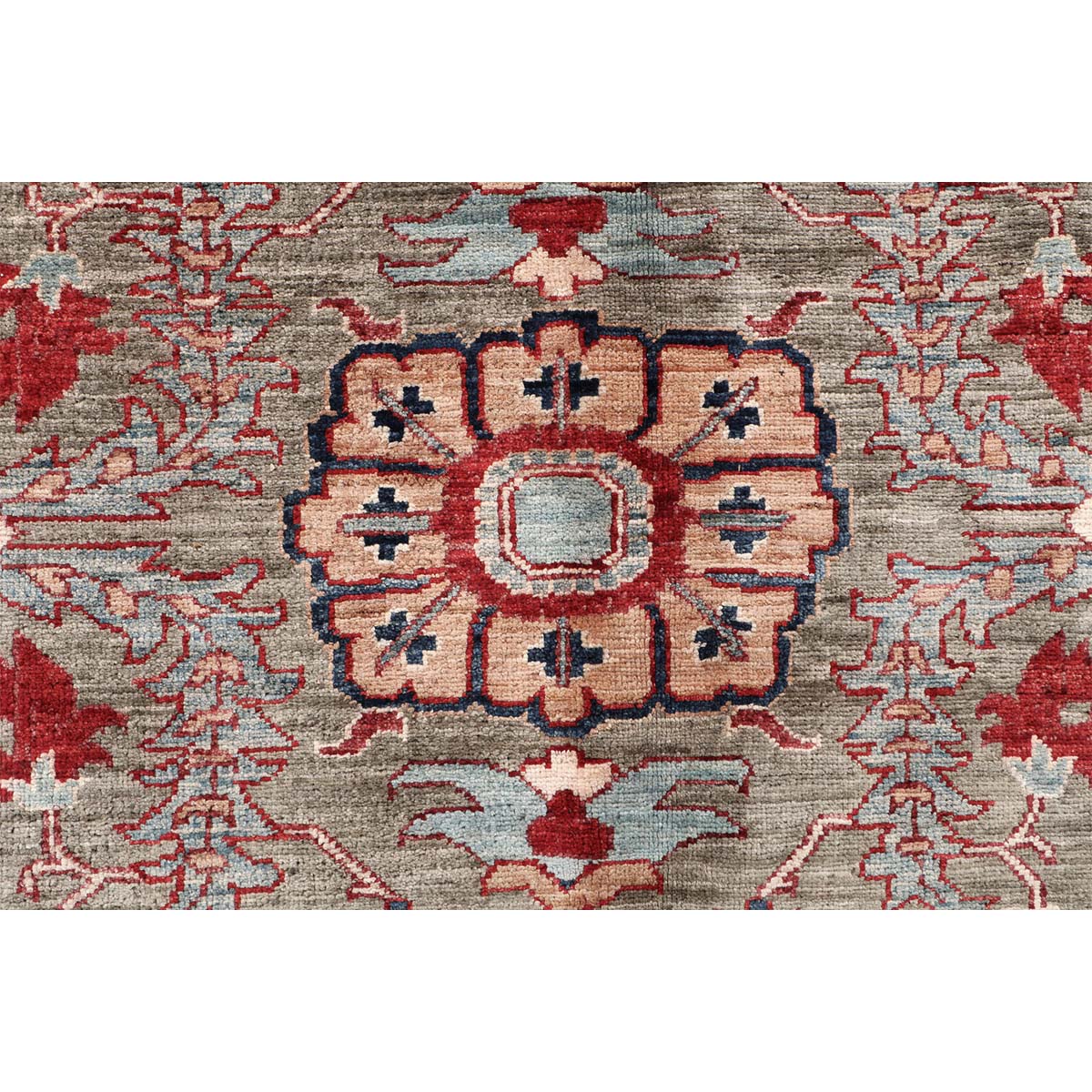 ARYANA ARYAN LIGHT GREEN / LIGHT BLUE 8' X 9'11"