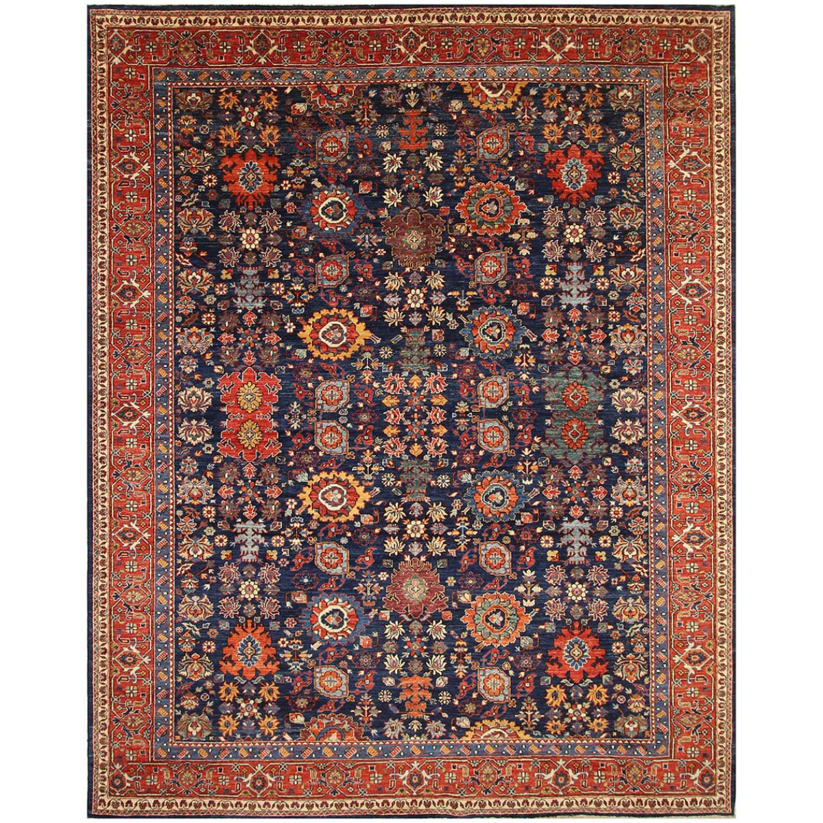 ARYANA ARYAN BLUE / RED 8'1" X 10'4"