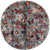 ARYANA ARYAN LIGHT BLUE / RED 7'11" X 7'10"