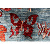 ARYANA ARYAN LIGHT BLUE / RED 7'11" X 7'10"