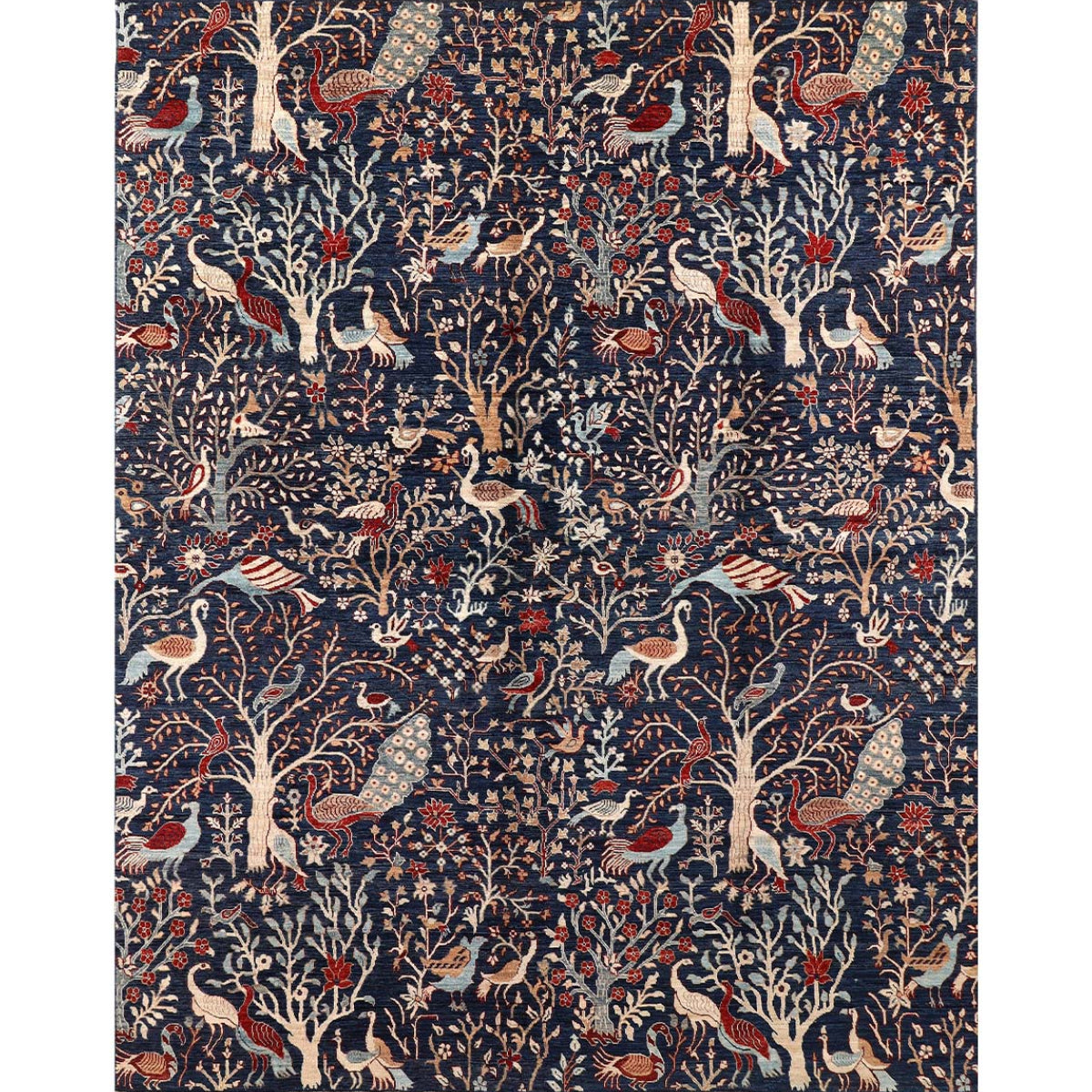 ARYANA ARYAN IVORY / NAVY 8' X 10'2"