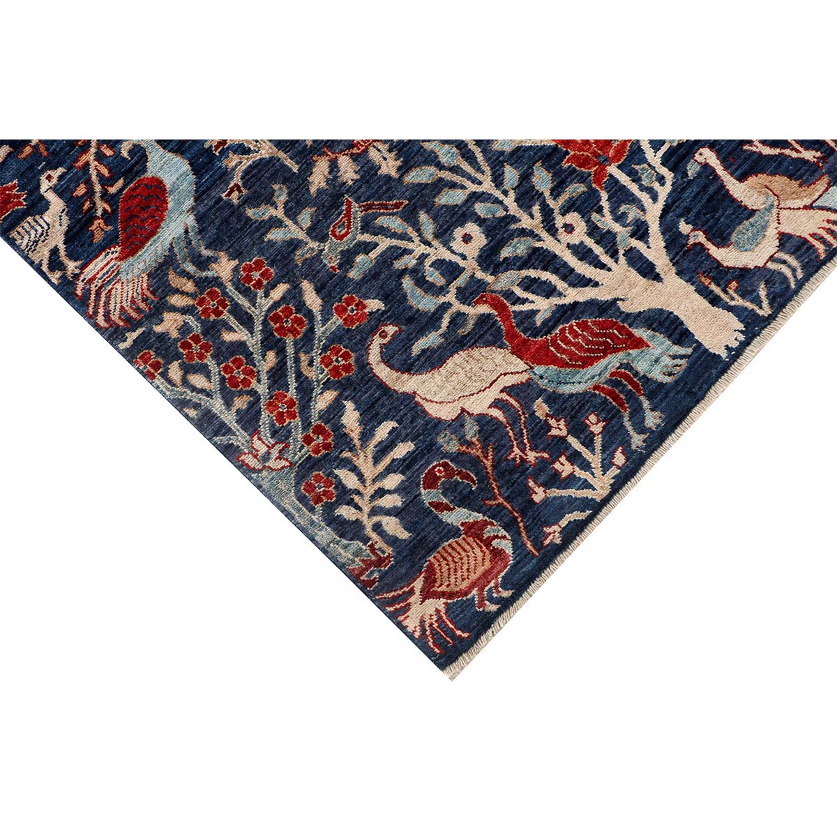 ARYANA ARYAN IVORY / NAVY 8' X 10'2"