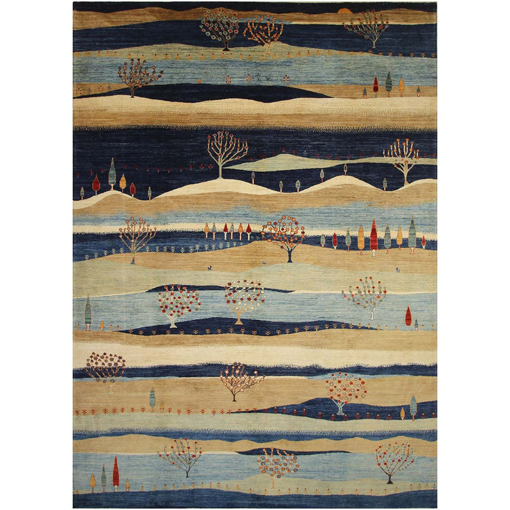 ARYANA GABEH BLUE / MULTI 9'8" X 13'6"